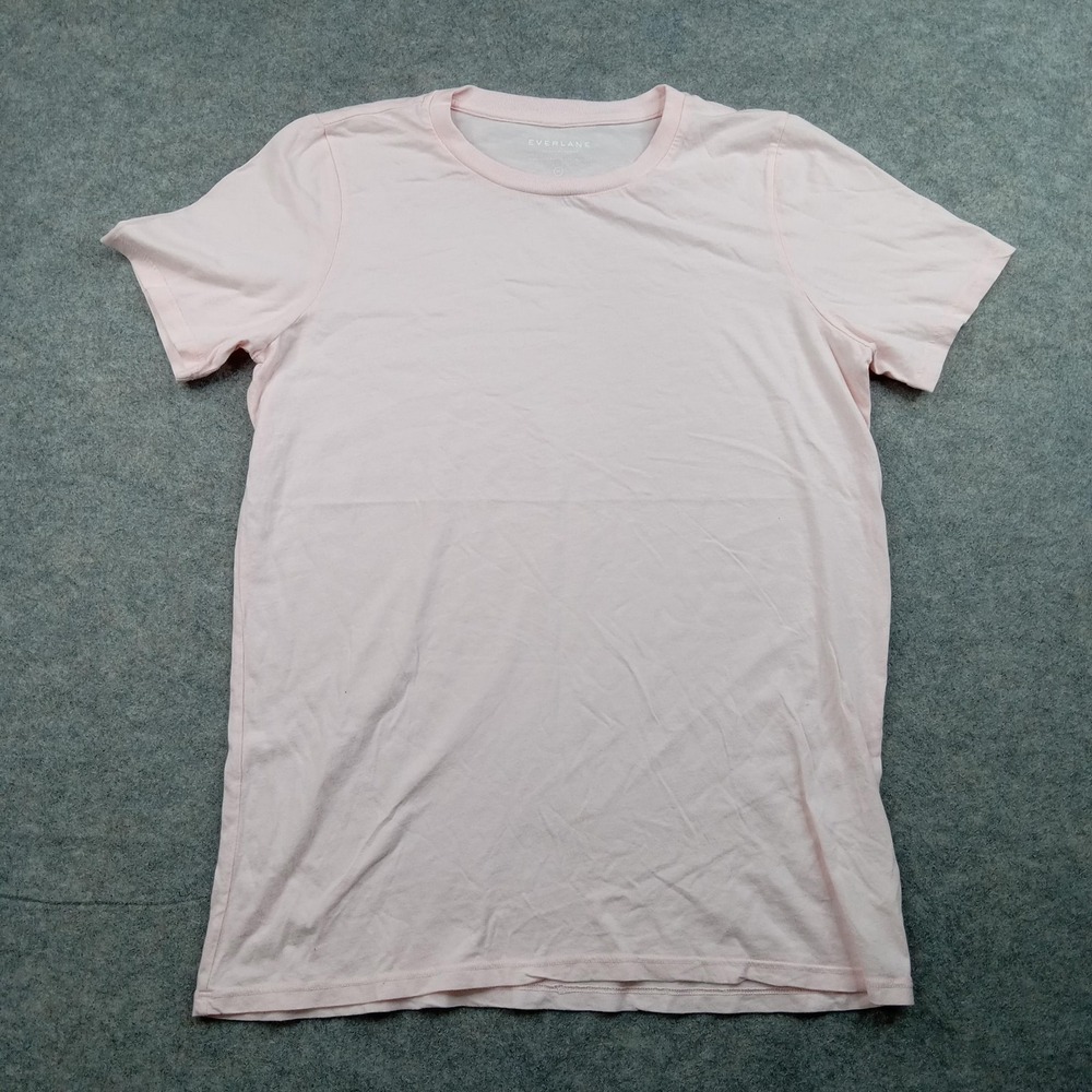Everlane Shirt Mens Medium Pink Supima Cotton Crewneck T-Shirt Tee Basic Solid